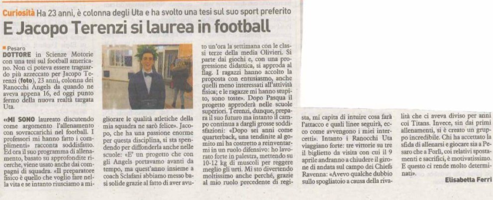 Jacopo Terenzi laurea